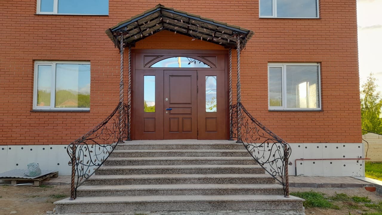 Перила для террасы из металла